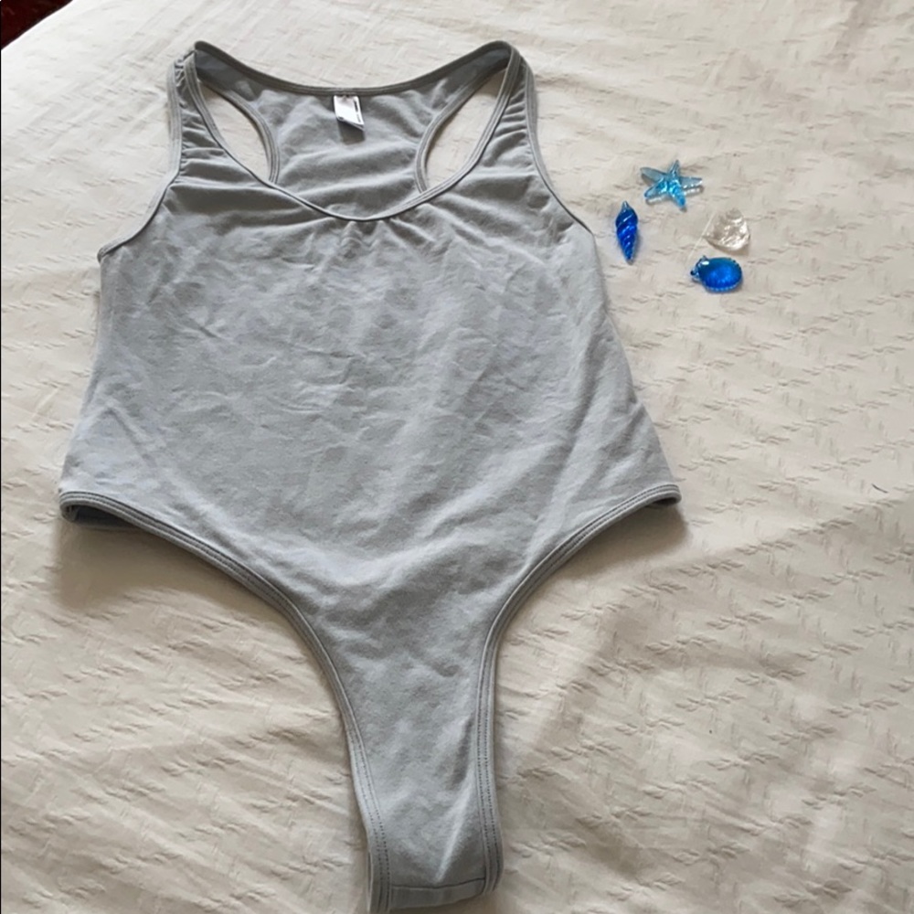 Grey Body Suit